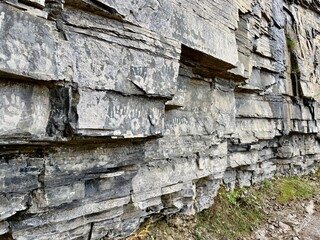 Indian Ladder trail, along the Helderberg Escarpment. Thacher State Park has world renown...