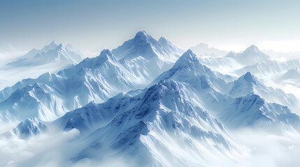 Obraz premium mountains in the snow