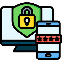Obraz premium Two Factor Authorization Icon