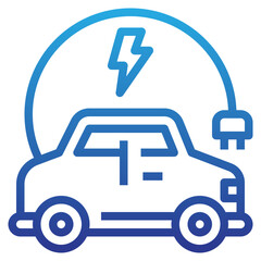 Electric Car Icon