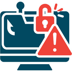 Obraz premium Data Theft Icon