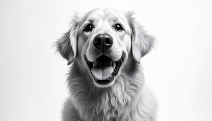golden retriever dog portrait
