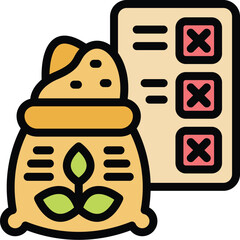 This icon represents the concept of food safety and quality control, highlighting the importance of meeting industry standards