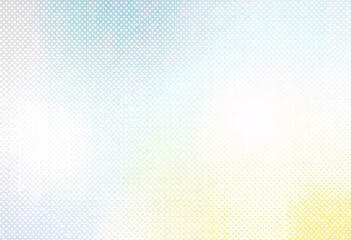 A soft, abstract background with a gradient of pastel colors ranging from light blue to yellow, with a subtle dotted pattern overlaying the entire image