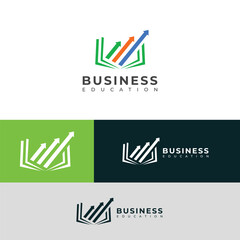 Creative Business education logo design 