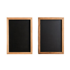 Elegant Black Chalkboard Frames for Professional Presentation and Creative Use - Perfect for Restaurants, Cafes, and Educational Environments to Showcase Messages and Art.