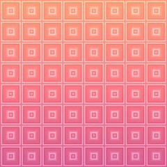 Geometric Square Pattern with Pink and Orange Gradient