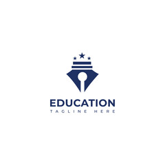 Creative Education vector logo design