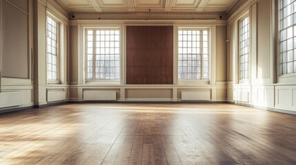Obraz premium empty room with window