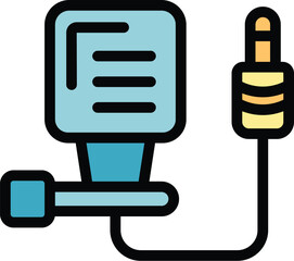 Electronic medical device displaying information about treatment being delivered to patient
