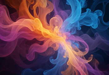 Obraz premium Spectrum and flashes of coloured light
