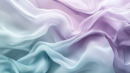 Obraz premium Soft gradient in pastel lavender and teal tones, blending to create a relaxing effect.