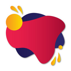 promotion sale banner template transparent background