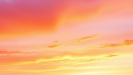 Obraz premium Abstract watercolor background resembling a stunning sunset sky with shades of orange and purple, vibrant