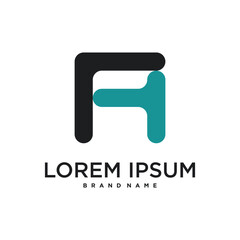 Fototapeta premium Initial letter A logo, abstract concept design. Premium Vector