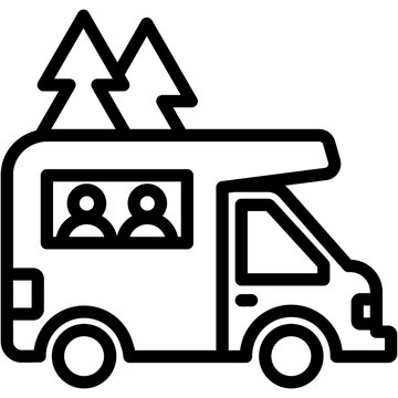 recommend clip art: Rv Travel Icon