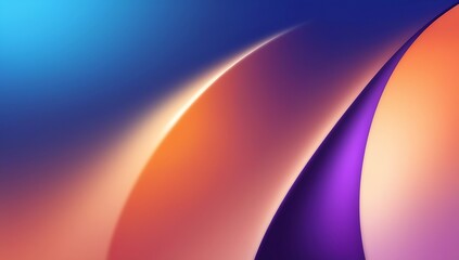 Calming Blue, Orange, and Purple Gradient with Blur Effect - Perfect for Modern Web and Mobile App Designs, Creating a Relaxing, Sleek Visual for Digital Projects and Creative Displays.