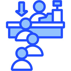 Obraz premium Queue Icon