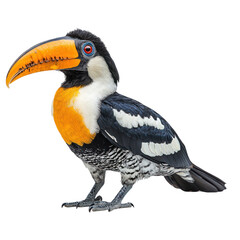 Obraz premium A Vibrant Toucan on Transparent Background