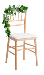 Elegant Chair with Greenery Decoration for Events
