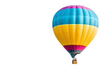 Fototapeta premium Colorful Hot Air Balloon against Clear Sky