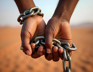 International Day for the Abolition of Slavery Illustration Design