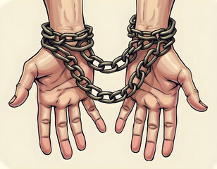 International Day for the Abolition of Slavery Illustration Design