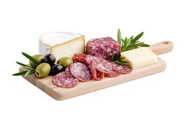 Vibrant Charcuterie Board with Cheese and Olives