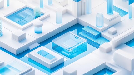 abstract blue background