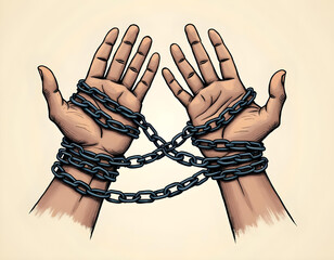 International Day for the Abolition of Slavery Illustration Design