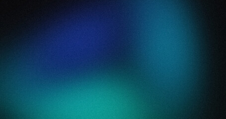Blue grainy gradient background noise texture blurred dark light header backdrop poster banner design.smooth vibrant color flow shaped