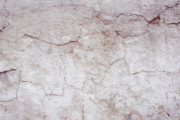 Obraz premium Textured pattern with space for text. Texture of old gray concrete wall for background. Calm neutral spa background. Plastered beige surface with cement material.