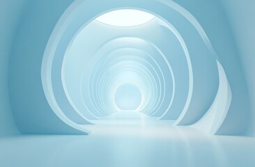 Naklejka premium abstract 3d tunnel