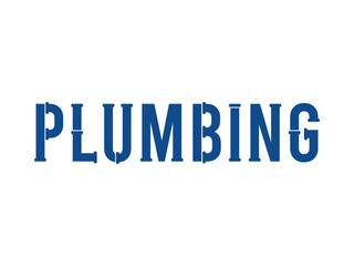 letter plumbing pipe Initial design vector icon on transparent background