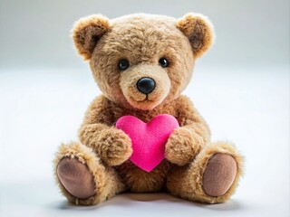 Obraz premium Bear with Heart - Tilt-Shift Photography
