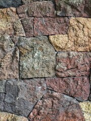 stone wall texture closeup