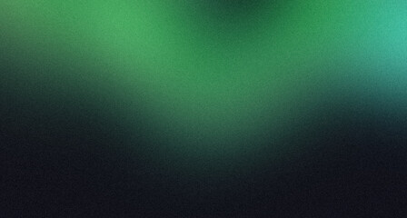 Green blue black noise textured gradient background grainy blurred landing page backdrop website header poster banner design, copy space
