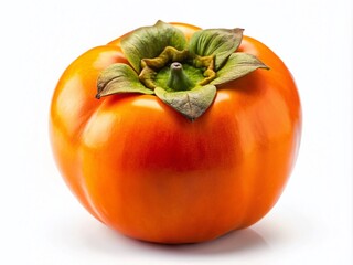 Isolated Persimmon Fruit - Food Photography AI Art
