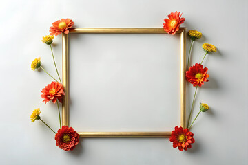 framework for photo or congratulation