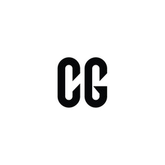 CG monogram logo design letter text name symbol monochrome logotype alphabet character simple logo