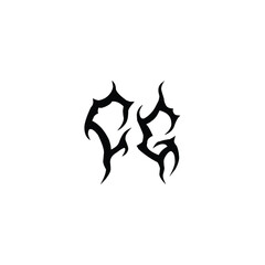 CG monogram logo design letter text name symbol monochrome logotype alphabet character simple logo