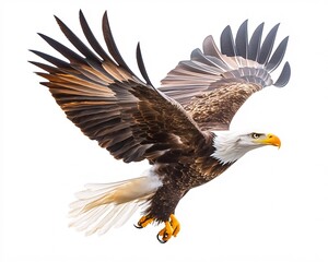 Obraz premium Bald Eagle in Flight