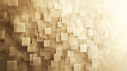 Abstract Beige Geometric Square Pattern Background