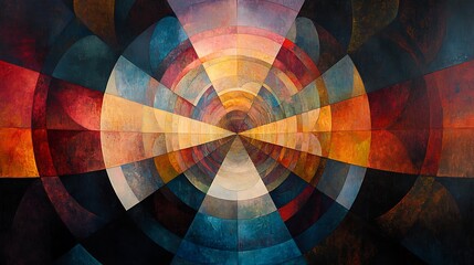 Fototapeta premium Exploring the vibrant depths of abstract art