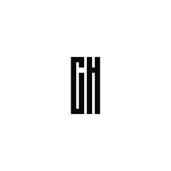 CH monogram logo design letter text name symbol monochrome logotype alphabet character simple logo