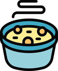 Delicious bowl of chickpea curry steaming hot and ready to be eaten