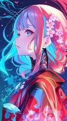 アニメスタイル 　japanese anime style