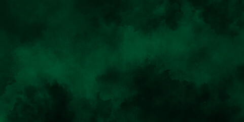 abstract cloud and vapor texture background. Black and Green smoke aquarelle smudge illustration smooth grungy smokey light green colors ink glow. green color powder explosion	
