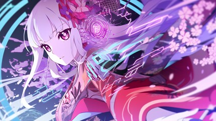 Fototapeta premium アニメスタイル japanese anime style