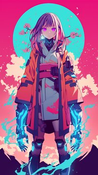 アニメスタイル 　japanese anime style